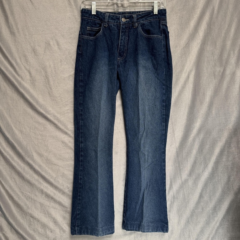 Vintage‎ Paris Blues Jeans Womens 5 Blue Denim Bootcut Made in USA 90s Juniors